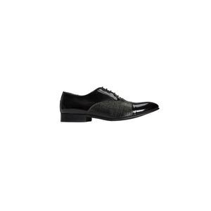 Roberto Pepe Luxury Black Calfskin Men's Loafer
